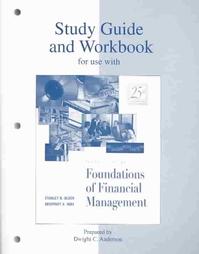 Foundations of Financial Management by Dwight C. Anderson, Geoffrey A. Hirt, Stanley B. Block (2001, Paperback, Student Edition)