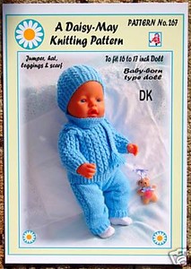 NEW DOLLS KNITTING PATTERN 16