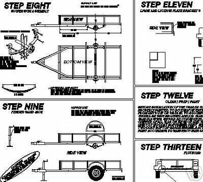 10''x6' Utility Trailer Plans Blueprints 2 • $19.99 2 of 2 See More