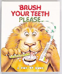 Brush Your Teeth Please by Leslie McGuire (1993, Hardcover, Pop-Up)