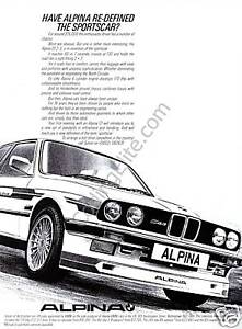   Alpina on Bmw Alpina E21 323i C1 2 3 Advert Poster 1978 83   Ebay