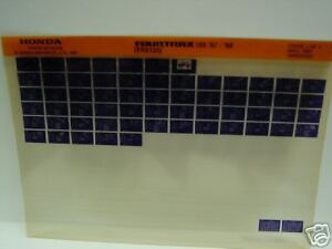 Microfiche for honda motorcycle #3