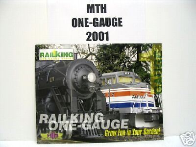 MTH RAILKING ONE GAUGE TRAIN CATALOG 2001   G SCALE  