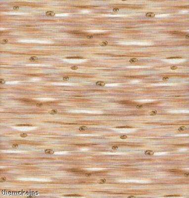 Woodgrain Wood Landscape Tree Bark Fabric Lt Brown FQ