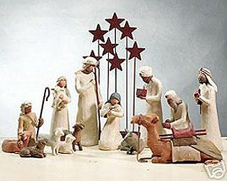 Demdaco Willow Tree Nativity 14 Piece Set  