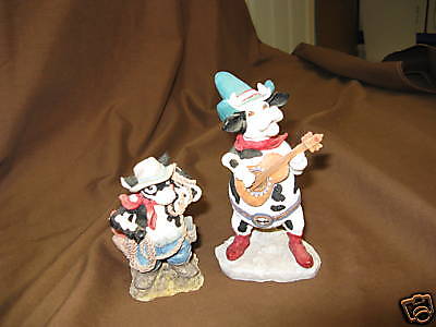 Collectible cows,one Cowtown CT1995 Ganz,& Russ Berrie  