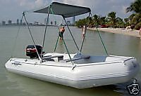 PLAN TO BUILD SUN CANOPY BIMINI TOP INFLATABLE BOAT DIY  