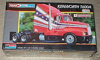 Monogram Kenworth T600A Truck Tractor 1/32 Snap Tite  