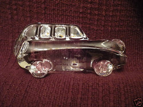 KOSTA BODA Car Toons car Clear NWT MINT  