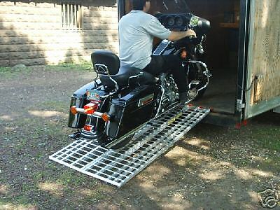 Aluminum Ramp 6 ft Motorcycles onto Trailers Ramps