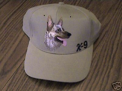 DOG,GERMAN SHEPHERD DOG,POLICE,CAP,HAT,PATCH,CUSTOM  