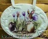 Longaberger Easter Basket TIE ON Bunny Crocus SPRING  