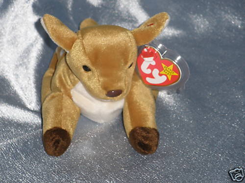 1998 Ty Beanie Baby Whisper The Deer Born April 5, 1997  