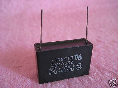 FAN Metallized Capacitor AC 250V 50/60Hz 4.5uF CBB61  