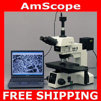   POLARIZING METALLURGICAL MICROSCOPE 5M CAMERA 013964504354  