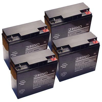 12V 18Ah SLA Sealed Lead Acid Batteries Rhino NEW  