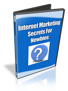 Internet Marketing Secrets For Newbies Videos on CD  