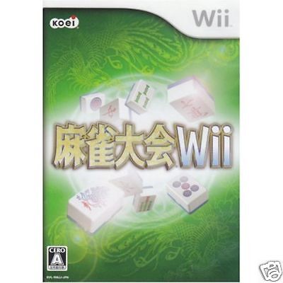 Mahjong Taikai Koei Wii Import Japan