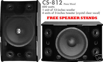 BETTER MUSIC BUILDER BMB CS 812 600W KARAOKE SPEAKER 076783016996 