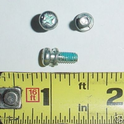 10 ea M4-.7 x 10mm Phillips Pan Screws w/washer Zinc