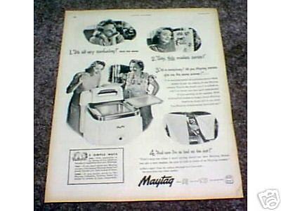 1947 Antique Maytag Washer Its All Confusing Ad  