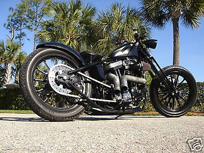 Custom Board tracker Buell powered bobber.