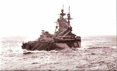 HMS Rodney - Royal Navy - Postcard Size Photo (P21)