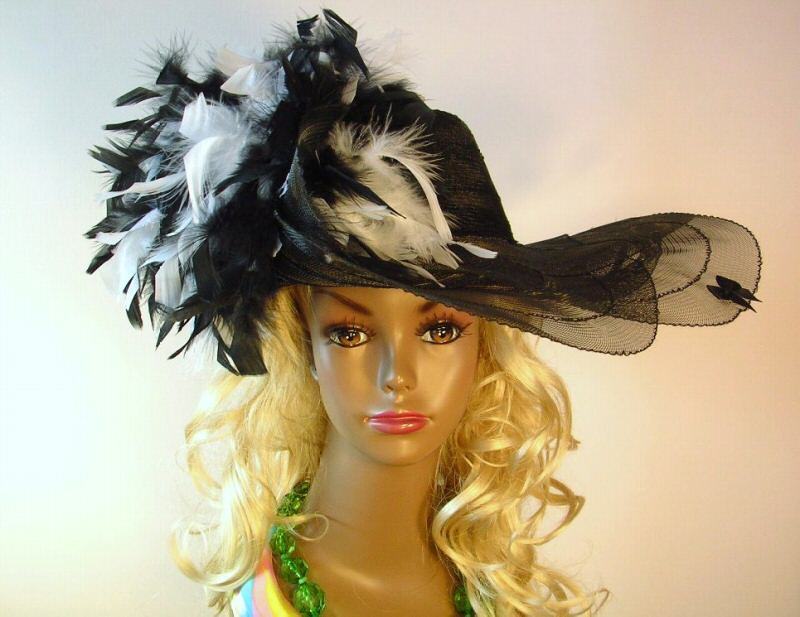  formal church wedding dressy tea hat ascot chapeaux haute couture 