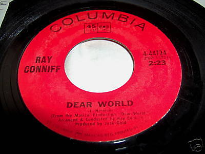 RAY CONNIFF DEAR WORLD/I GOT MY EYES ON YOU ez 45  