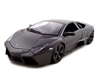 LAMBORGHINI REVENTON FLAT BLACK 118 DIECAST MODEL CAR  