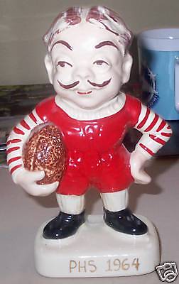 1950s Old Time Football Player Stanford Pottery Bank  