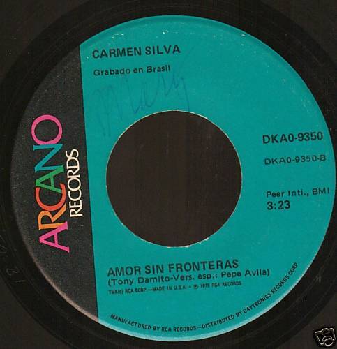 CARMEN SILVA AMOR SIN FRONTERAS 45 ARCANO DKAO 9350  