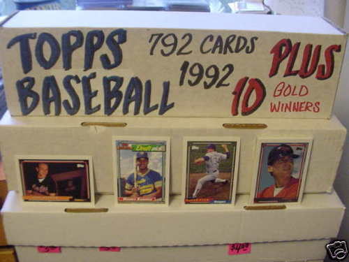 1992 TOPPS COMPLETE SET MANNY RAMIREZ RC W/GOLD WINNERS  