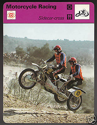 ROBERT GROGG Sidecar Cross 1978 SPORTSCASTER CARD 28 05  