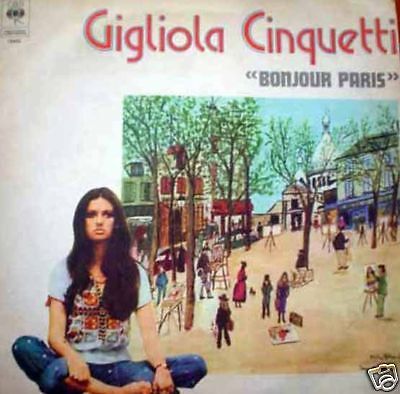 GIGLIOLA CINQUETTI BONJOUR PARIS ARGENTINA NM pro LP  