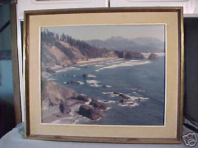 PHOTO OREGON COAST by WALTER RINDER 1974  