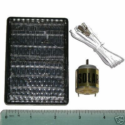 SOLAR PANEL & MOTOR science kits 400mA .9 v sun cell  