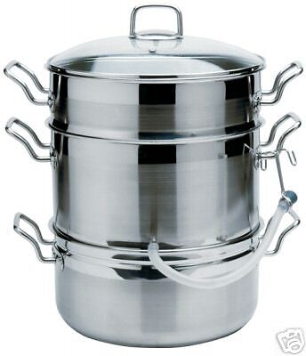 11Qt 18/10 Stainless Steel Steamer/Juicer NORPRO KRONA 028901006242 