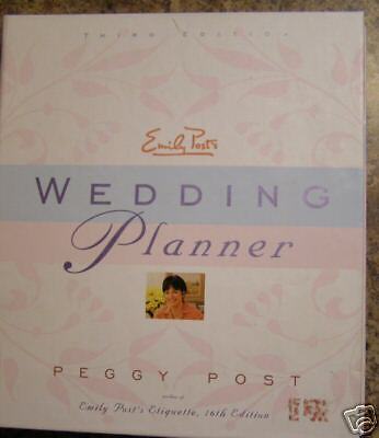 Emily Posts Wedding Planner Elizabeth Post Bride Book  