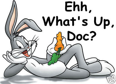 Bugs Bunny Whats up Doc? T shirt Iron on transfer 5x7  