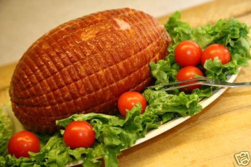 Hickory Wood Smoked Baby Boneless Ham, Whole Ham  