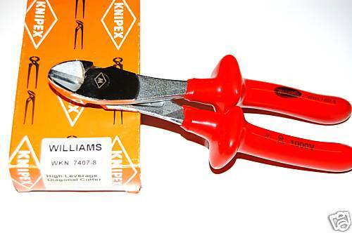 These 1000 volt Knipex/Williams pliers were made by Knipex for 