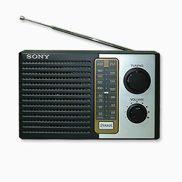 NEW*** SONY ICF F10 Two 2 Band AM FM Battery Radio  