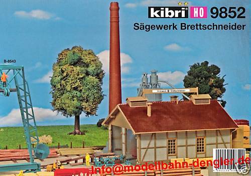 Kibri H0 9852 Sägewerk  Brettschneider  NEU & OvP  