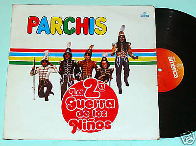 PARCHIS LA SEGUNDA GUERRA DE LOS NIÑOS PERU VG+ LP  