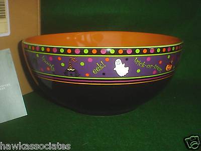 Longaberger Halloween Treat Candy Popcorn Bowl NEW  