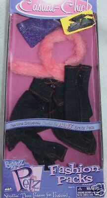 BRATZ 10 PETZ FASHION PACK CLOTHING CASUAL CHIC  