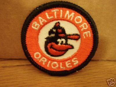 INCH 1970s BALTIMORE ORIOLES BASEBALL PATCH  
