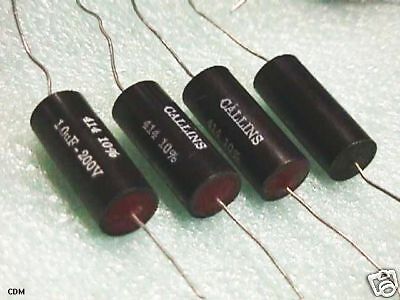 Callins 414, 1.0uF,10%,200V, bipolar capacitors, lot/15  