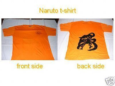 Naruto Japan Anime Orange T shirt Fox 9 Tails Sakura PS  